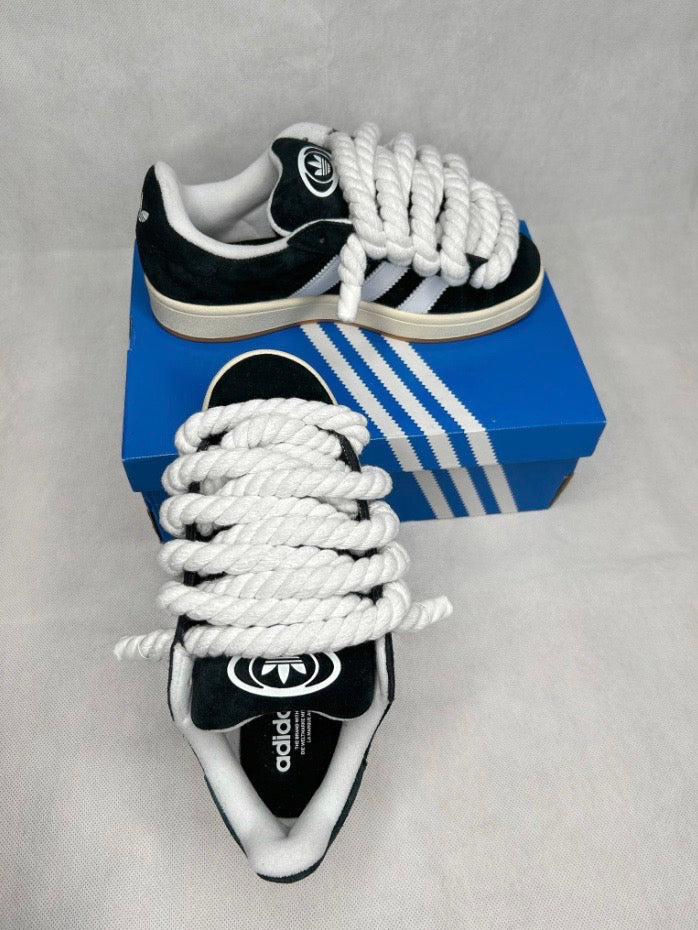 Black Adidas Campus 00s Rope Laces
