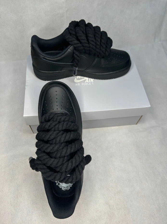 AF1 Rope Laces Black
