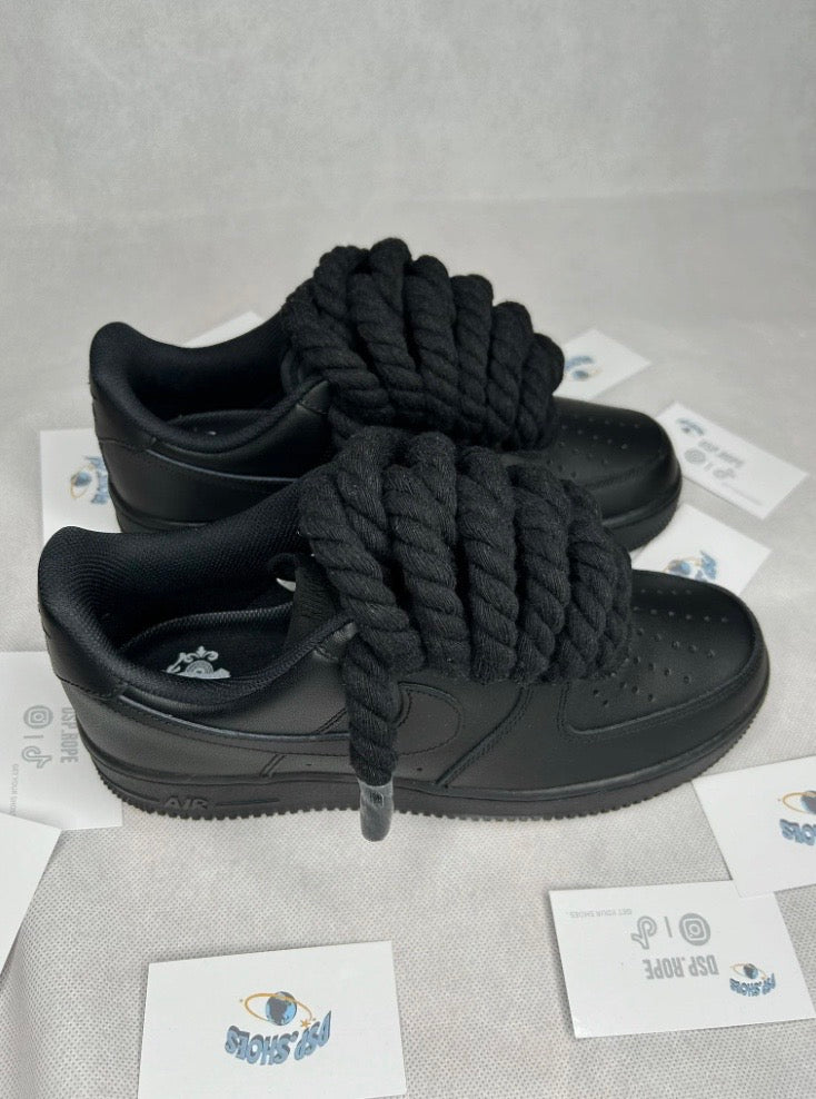 AF1 Rope Laces Black