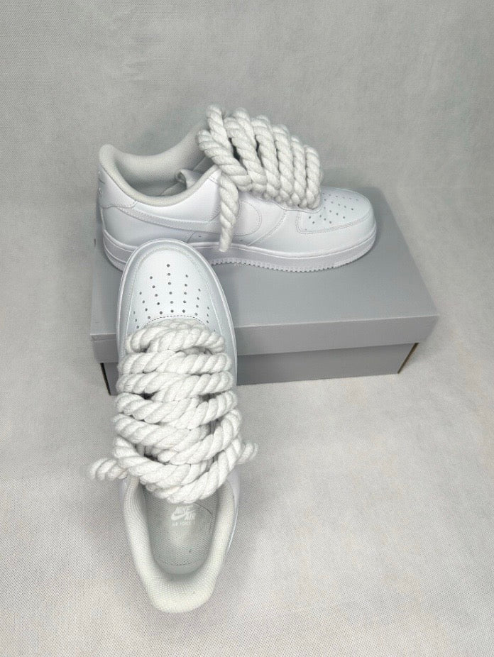 AF1 Rope Laces White